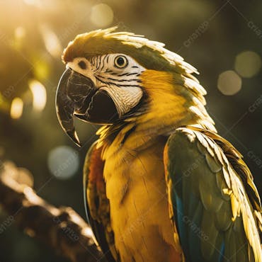 Um Lindo Papagaio Na Luz Do Sol (11)