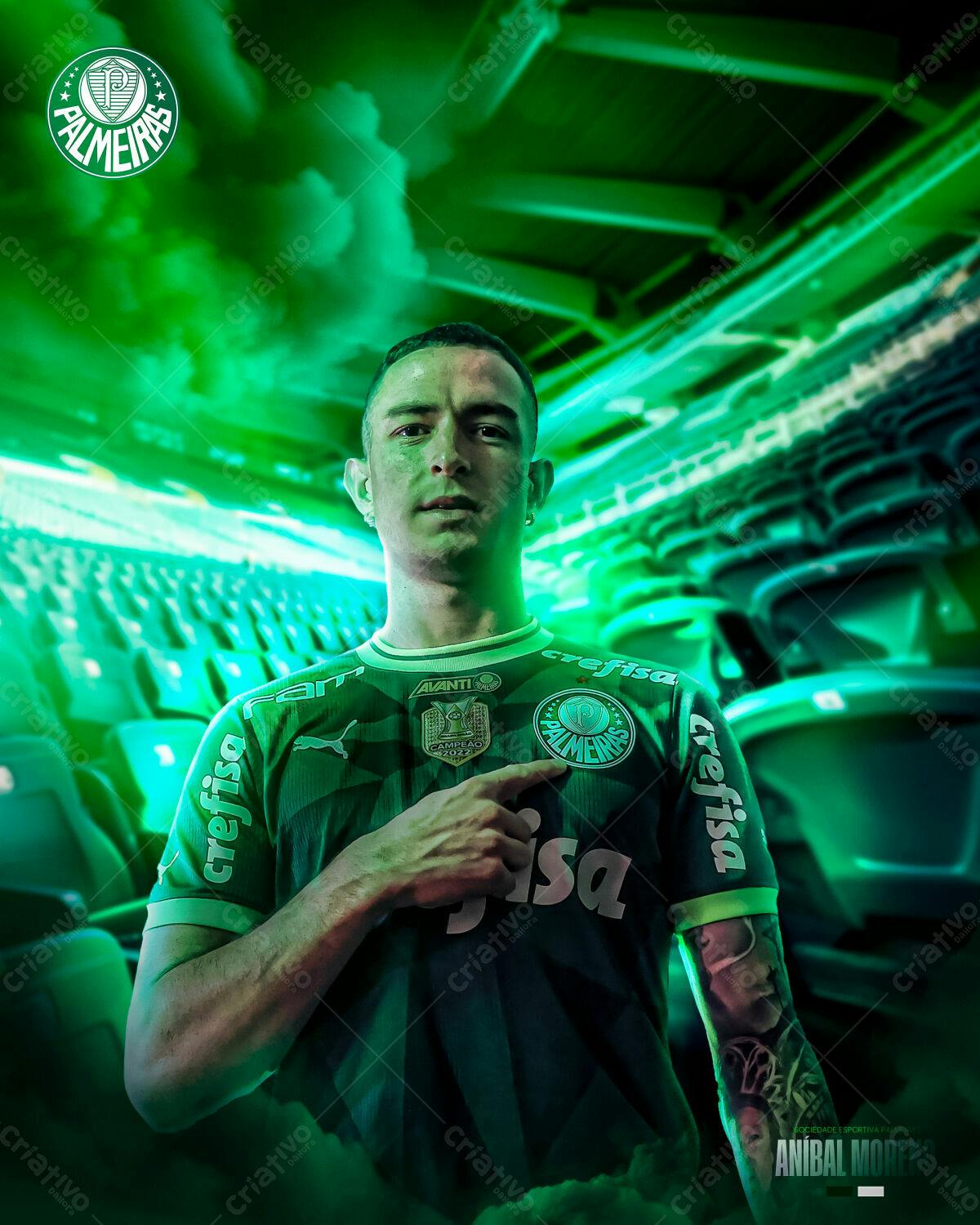 Poster Jogador Palmeiras PSD Editável