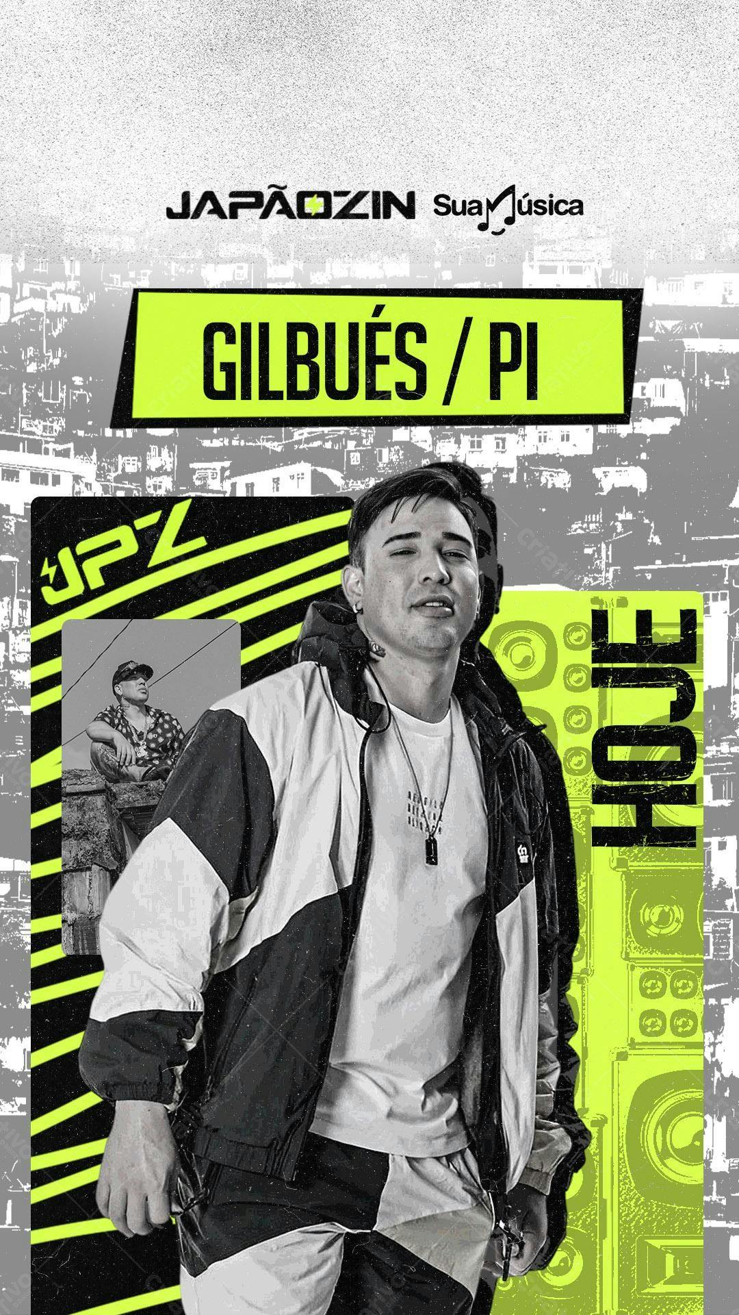 Flyer para Show Gilbués/PI PSD Editável