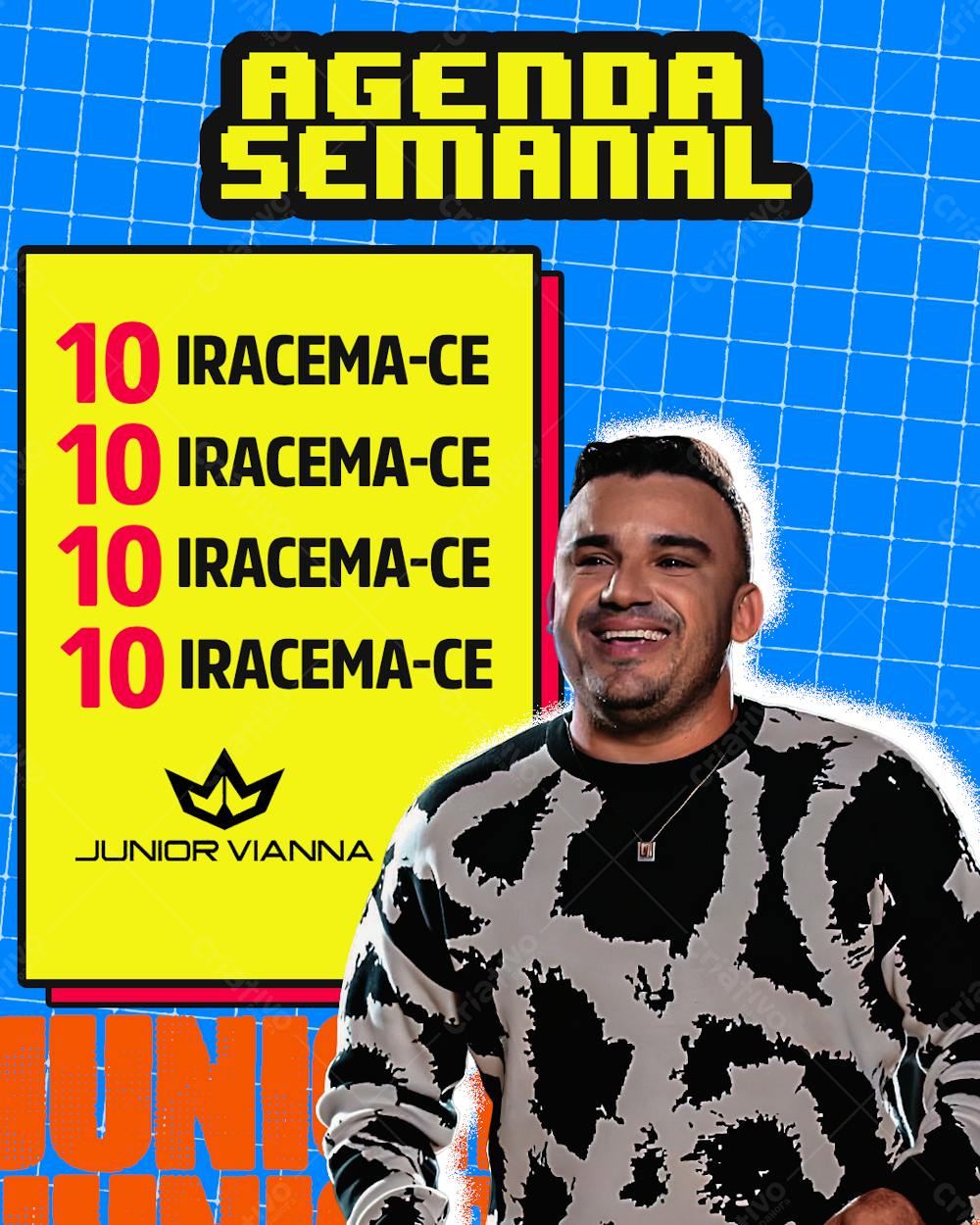 Agenda Semanal Junior Vianna Feed