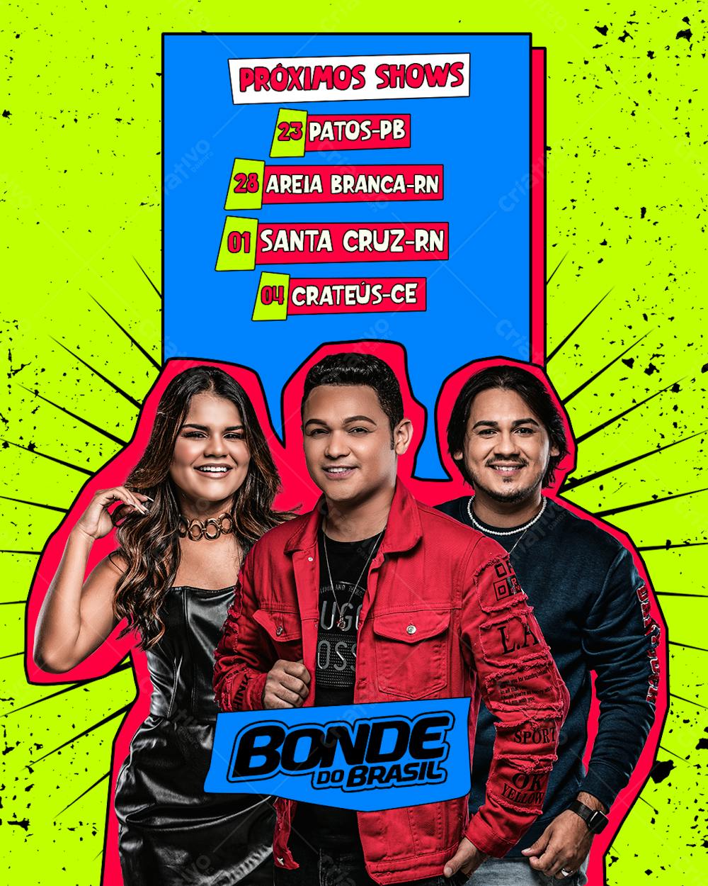 Agenda Semanal Bonde Do Brasil Feed