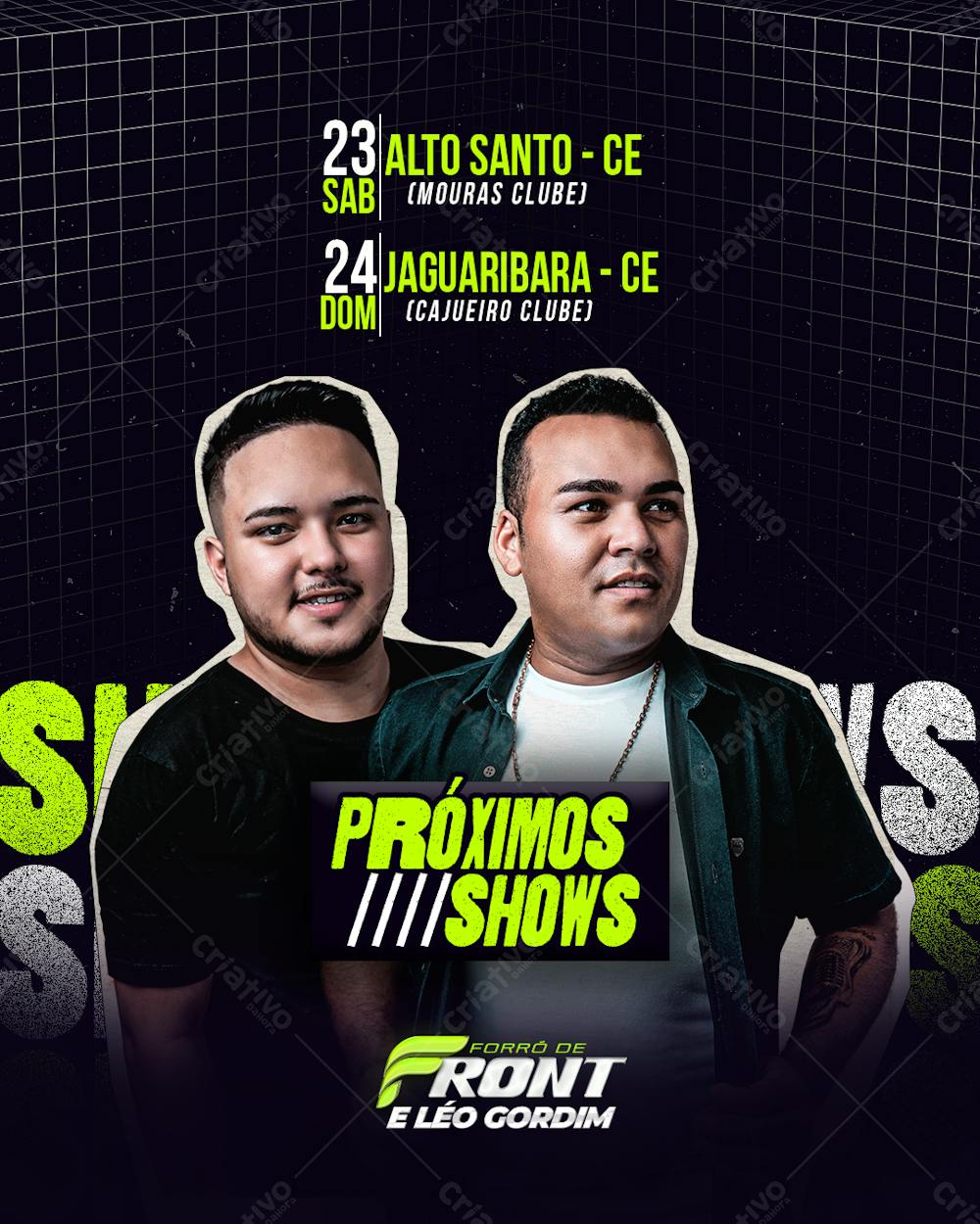 Agenda Semanal Forro De Front Feed