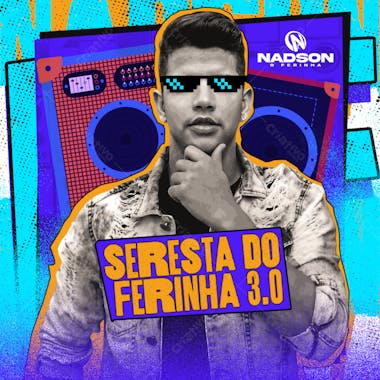 Capa cd nadson o ferinha