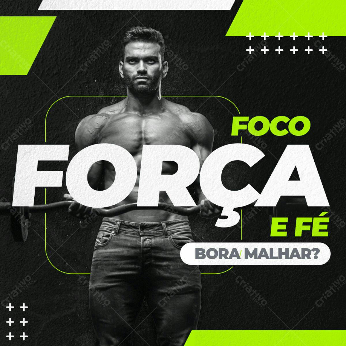 Post para Academia PSD Editável