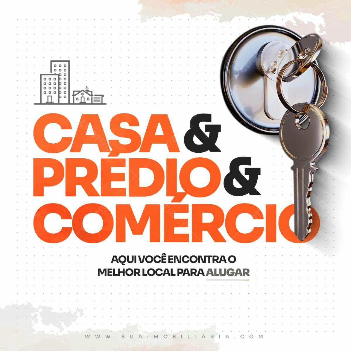 PSD para Imóveis: Casa, Prédio e Comércio PSD Editável