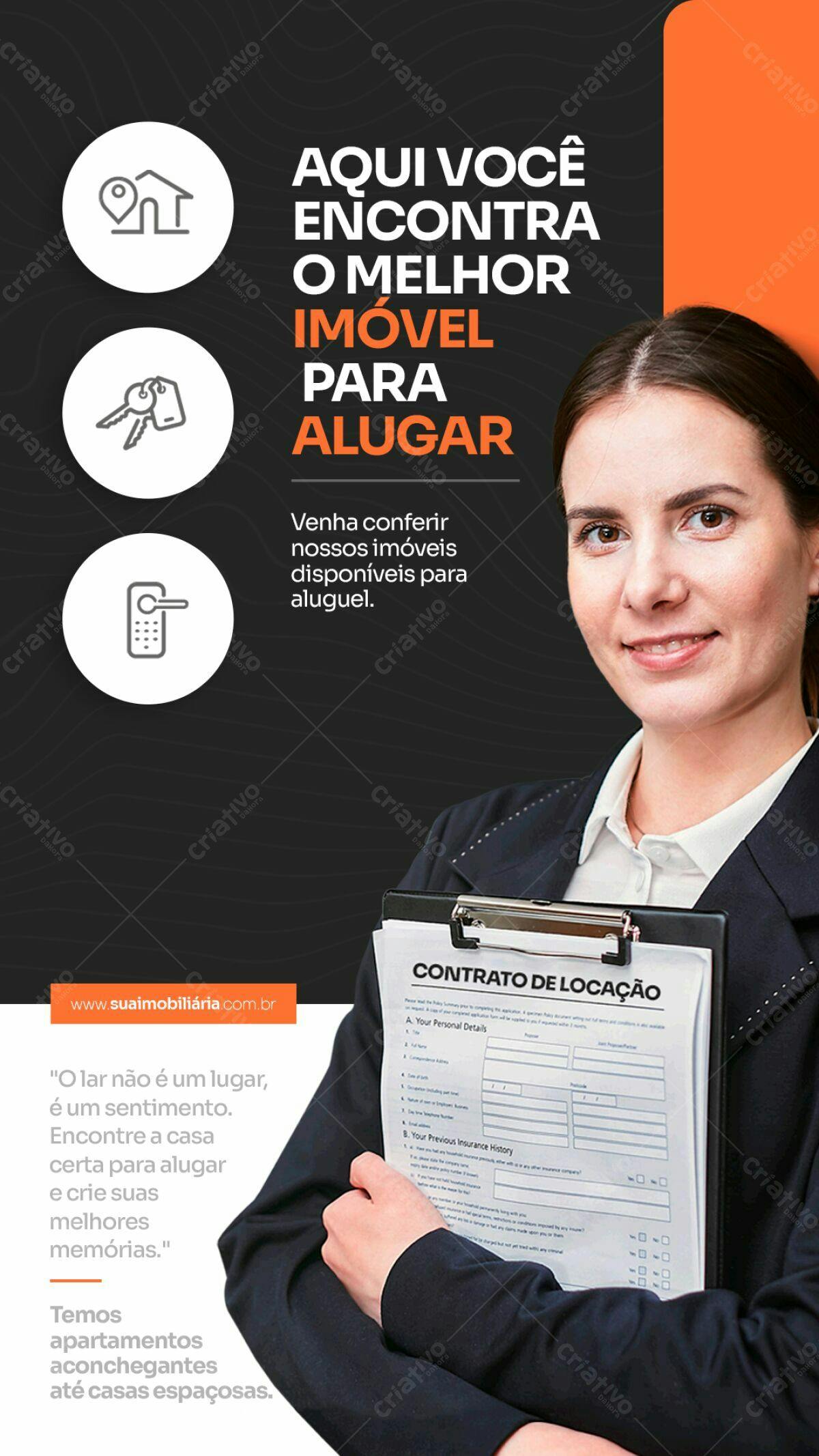 Flyer para Imóveis PSD Editável