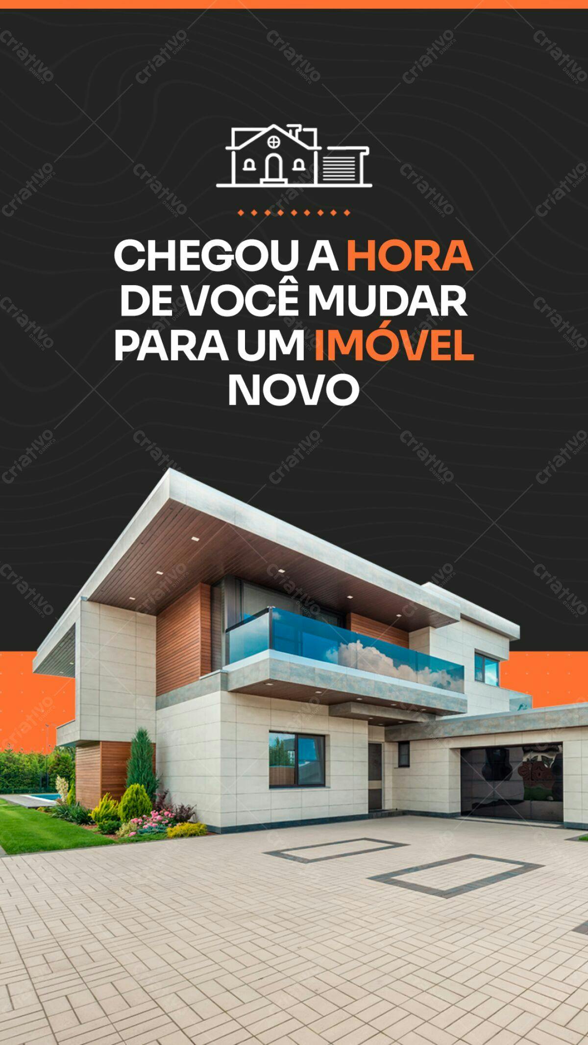 Flyer Imóveis de Luxo PSD Editável