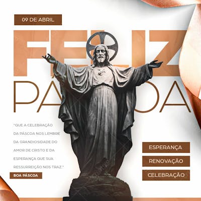 Arte 02   Esperança, Renovação E Celebração   Feliz Páscoa