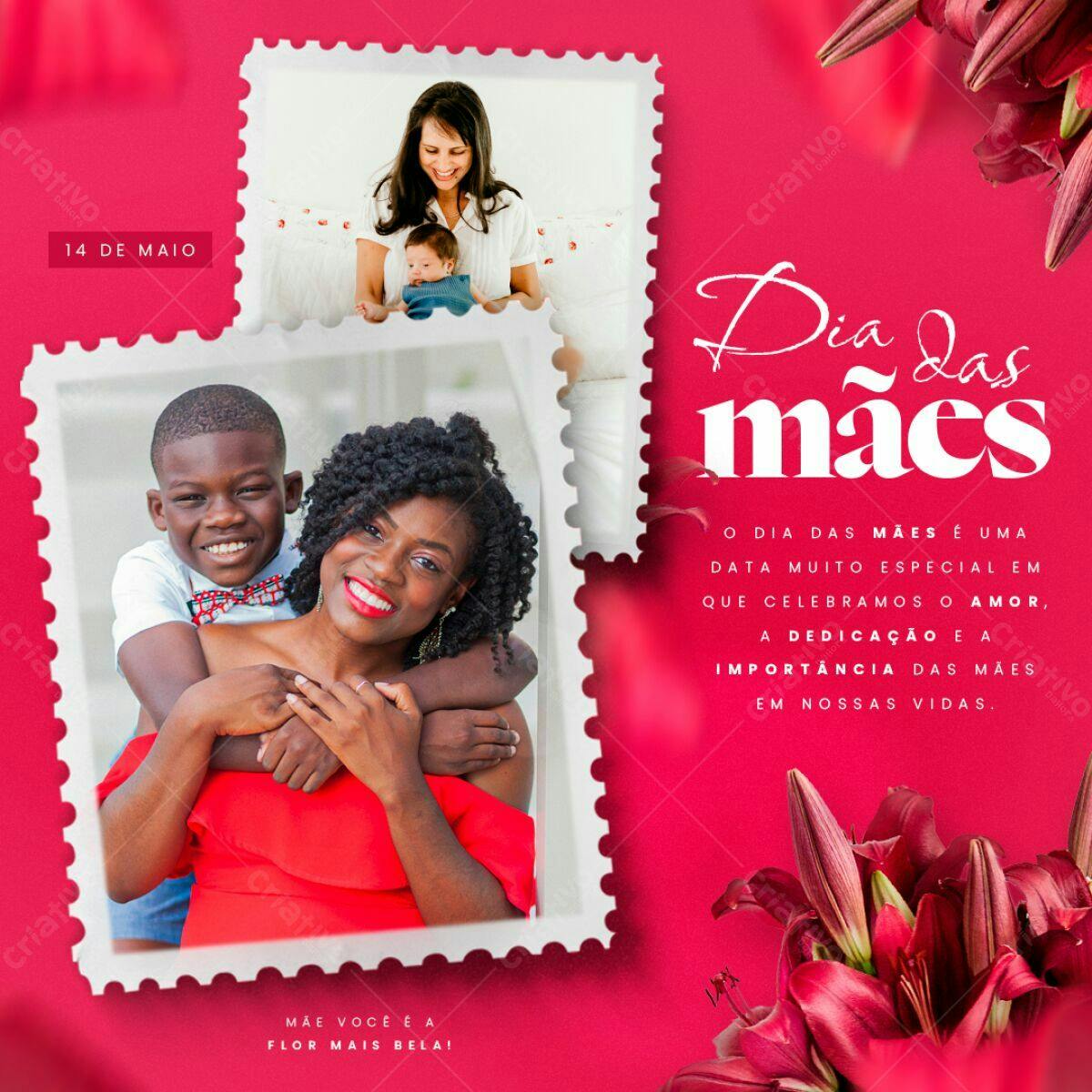 Flyer Dia das Mães PSD Editável
