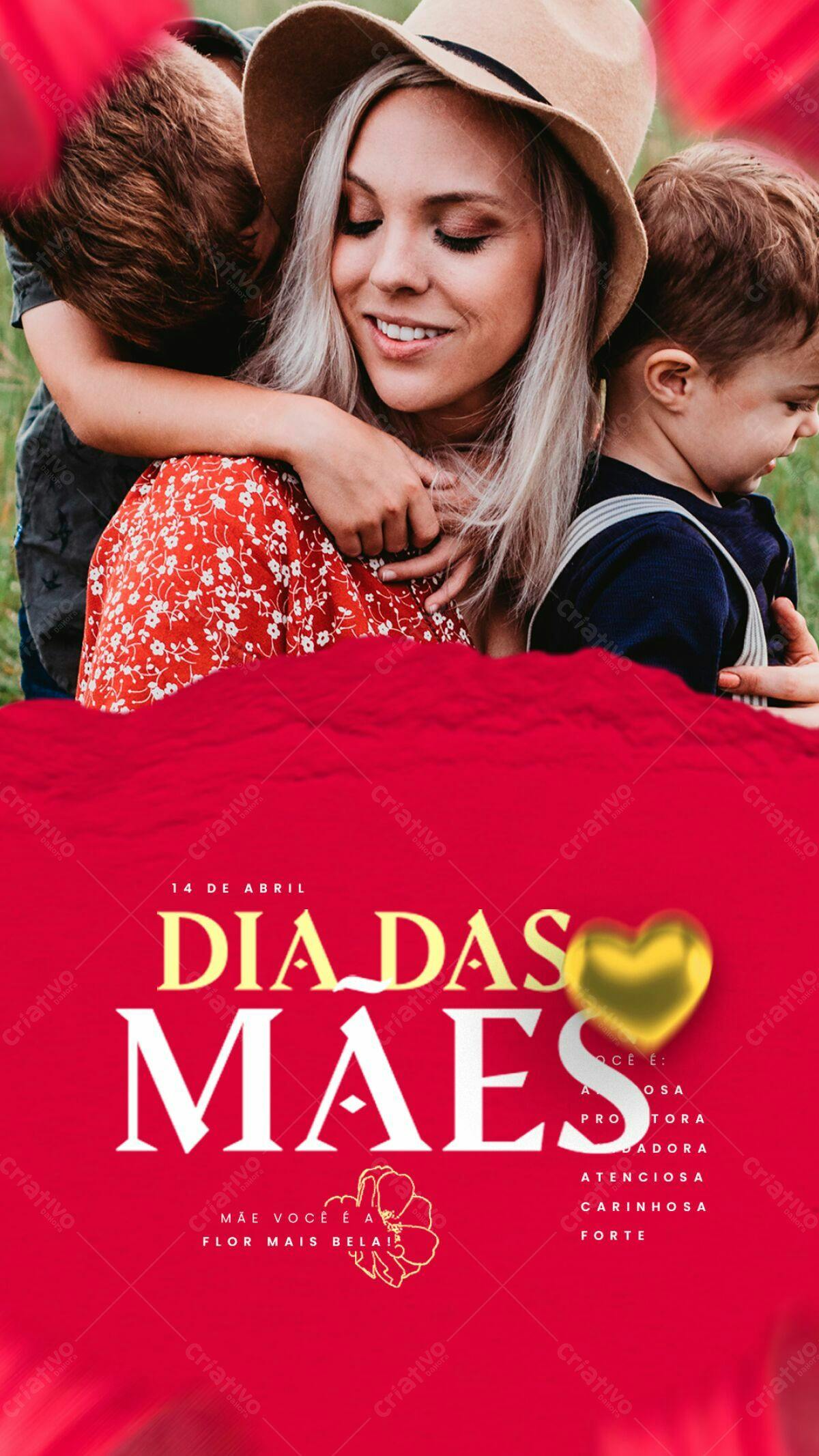 Flyer Dia das Mães PSD Editável