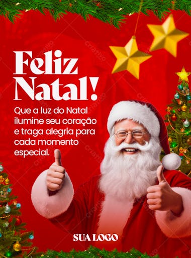 Peça feliz natal feed