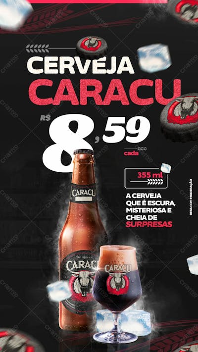 Arte 06   Stories   Cerveja Caracu 355Ml