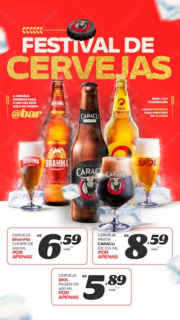Arte 08   Stories   Festival De Cervejas (Promoção)