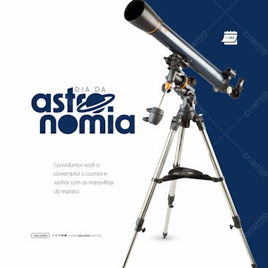 Social media dia da astronomia as maravilhas do espaço