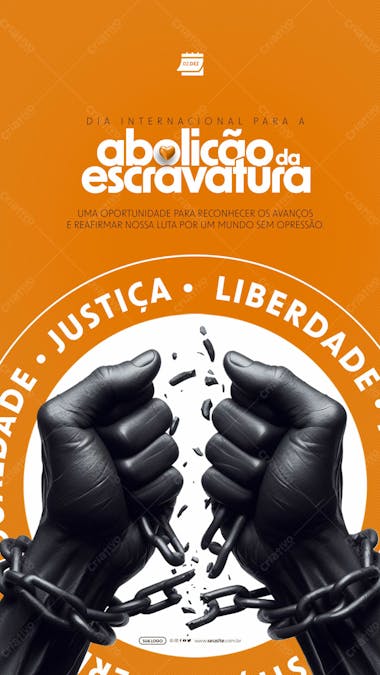 Story dia internacional para a abolição da escravatura mundo sem opressão