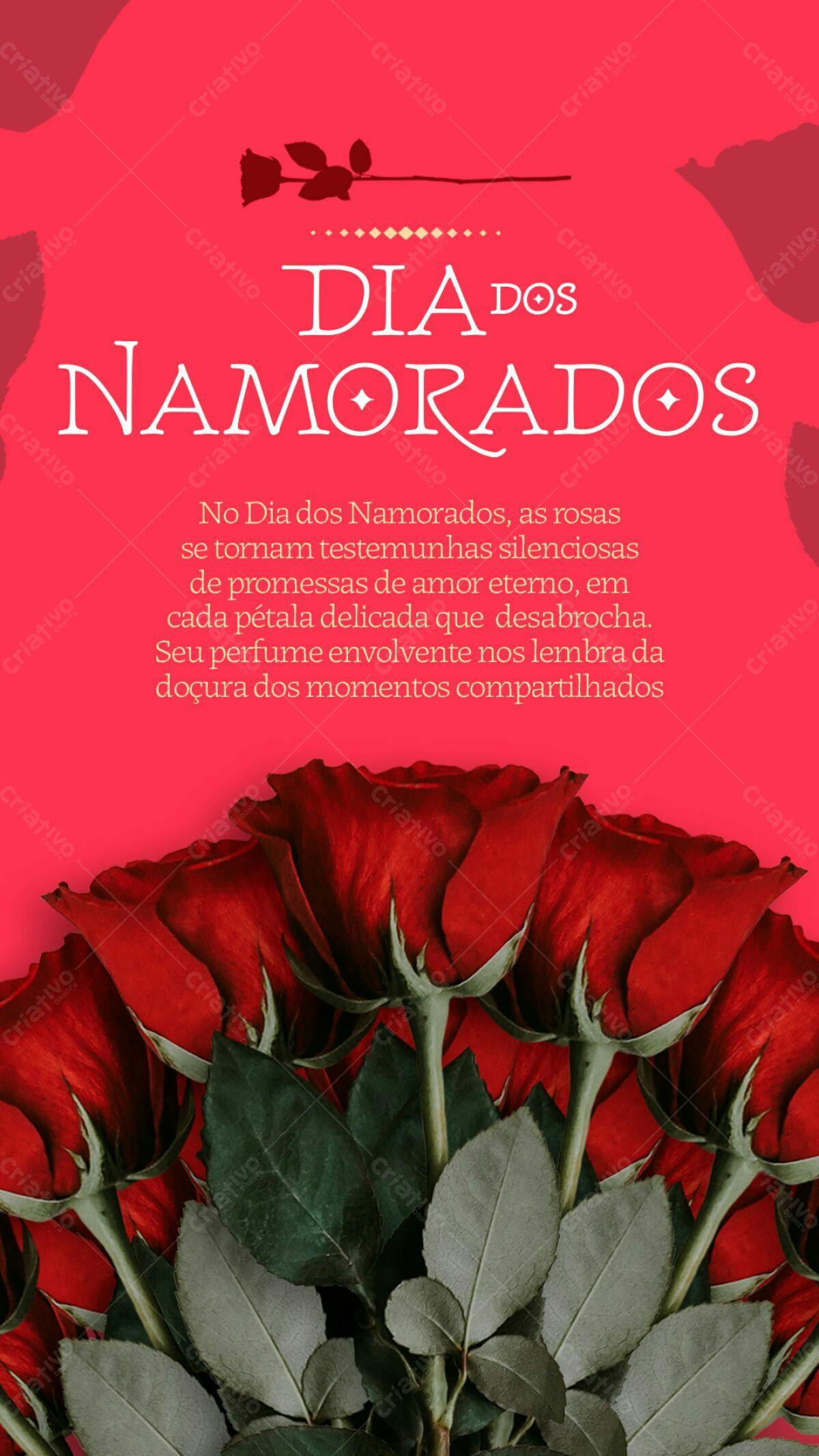 Flyer Dia dos Namorados PSD Editável