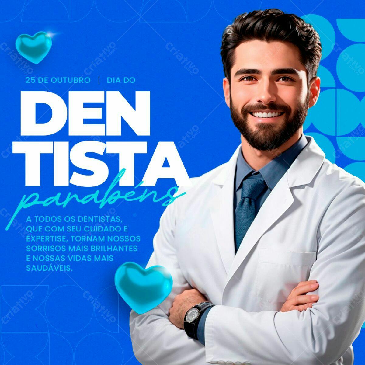 Post para Dia do Dentista PSD Editável
