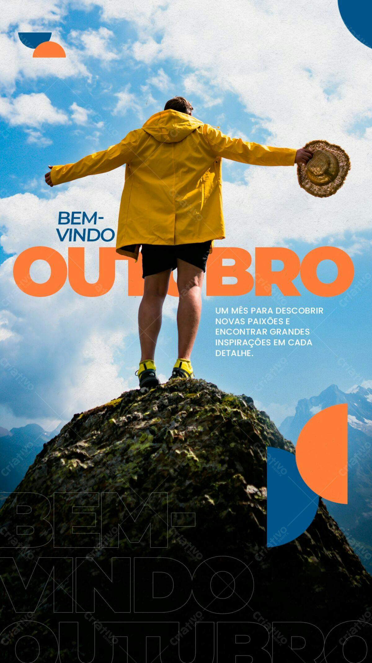 Poster Outubro PSD Editável
