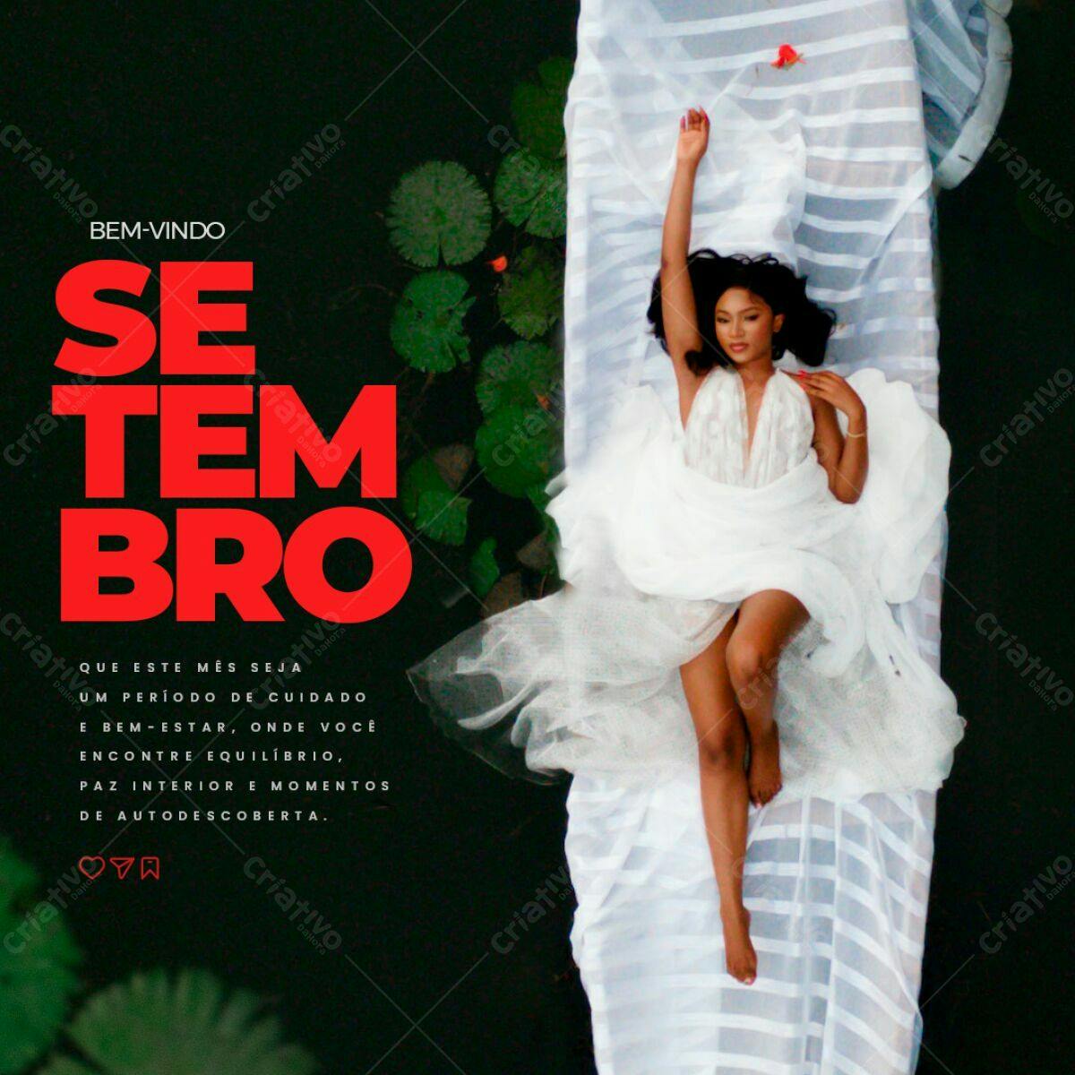 Post para Setembro PSD Editável