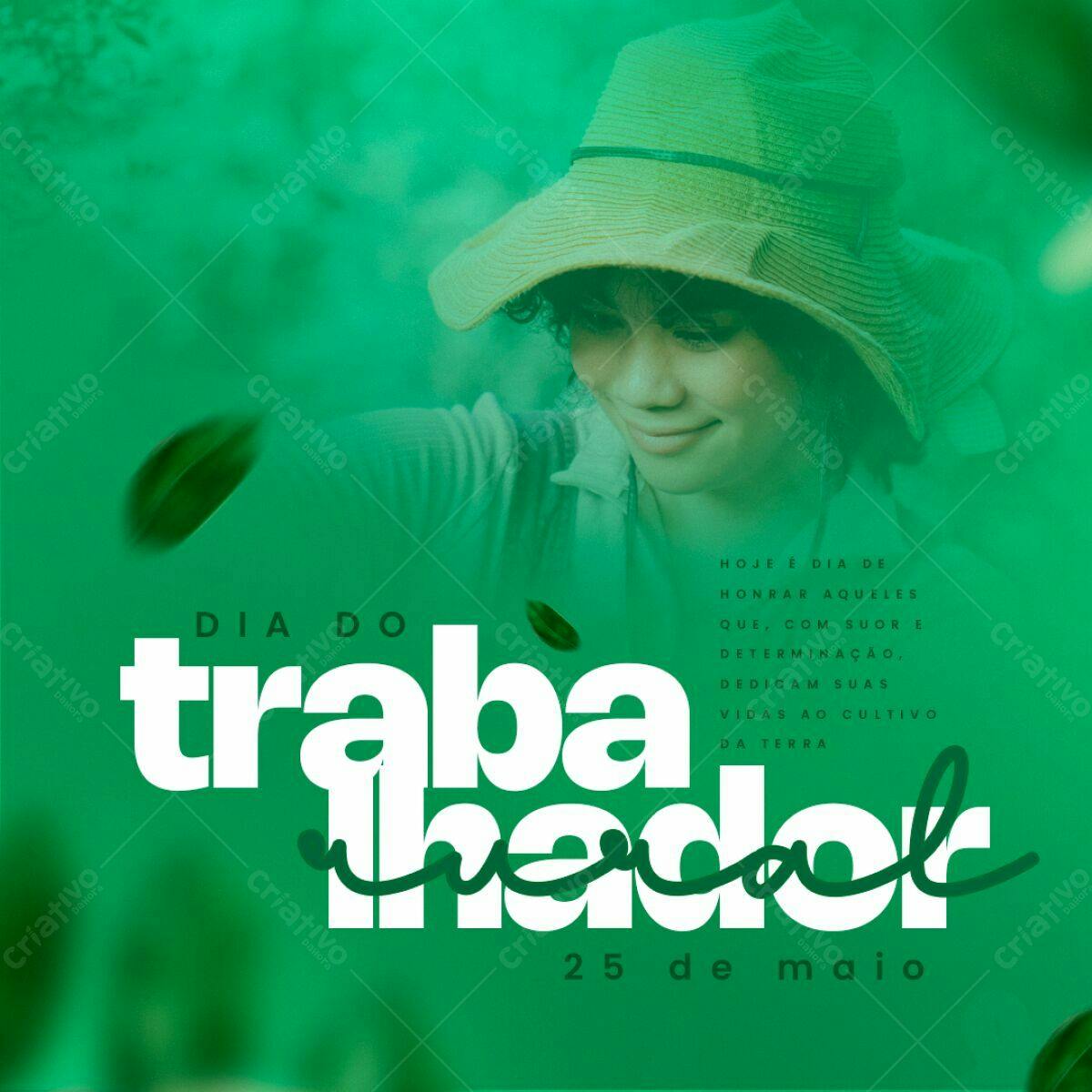 Flyer Dia do Trabalhador PSD Editável