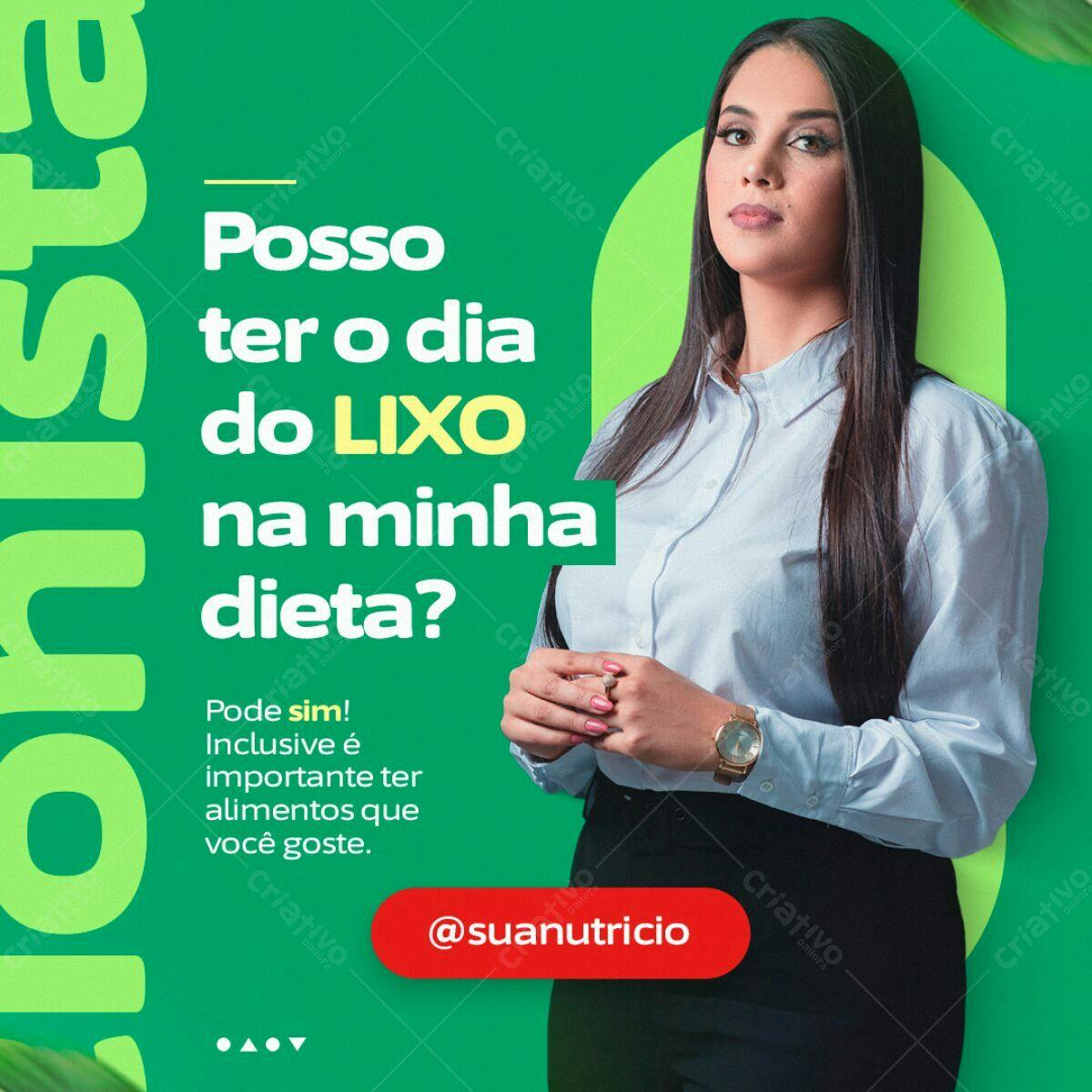 Post para Nutricionista PSD Editável