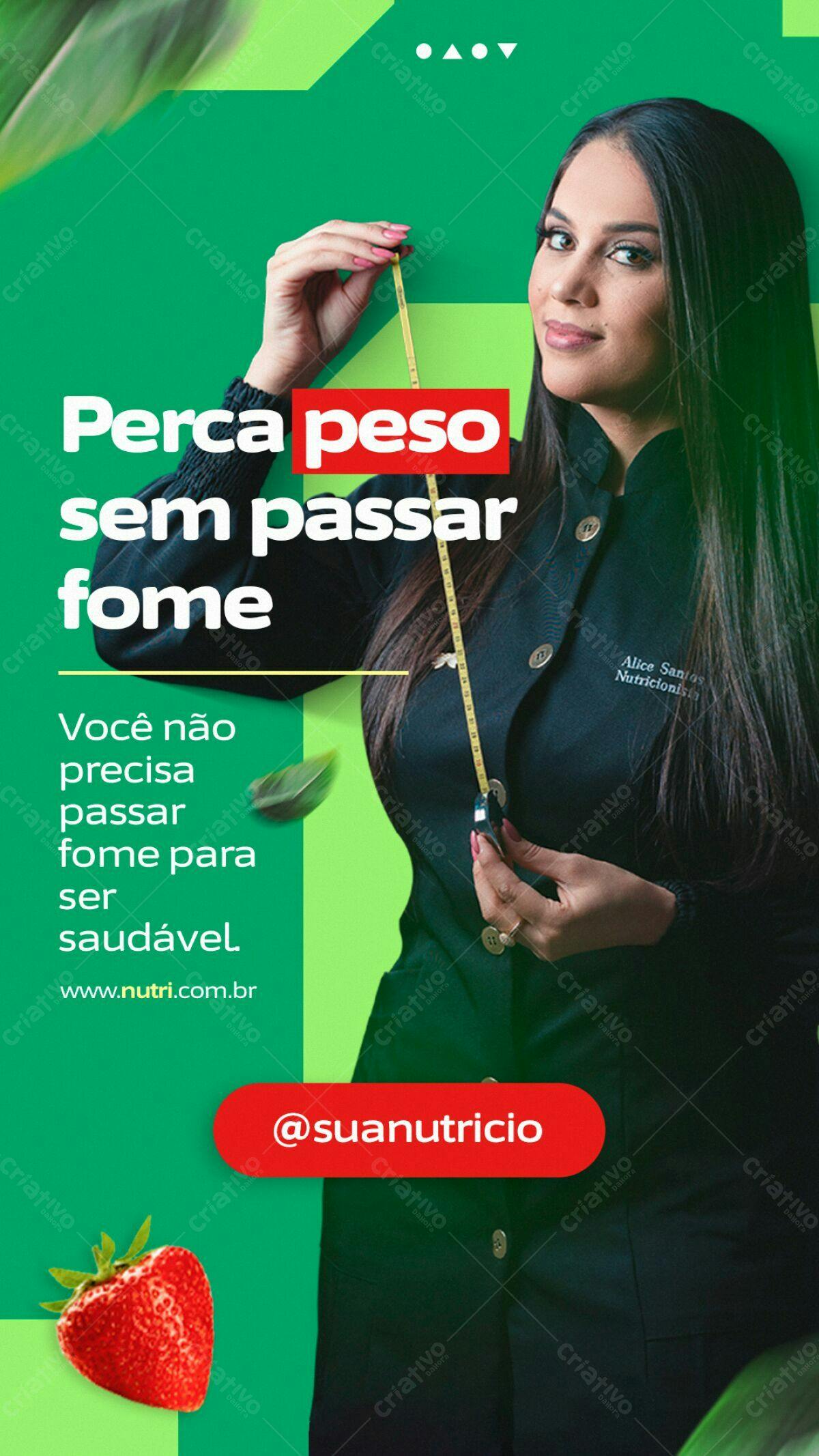 Flyer Emagrecimento Saudável PSD Editável