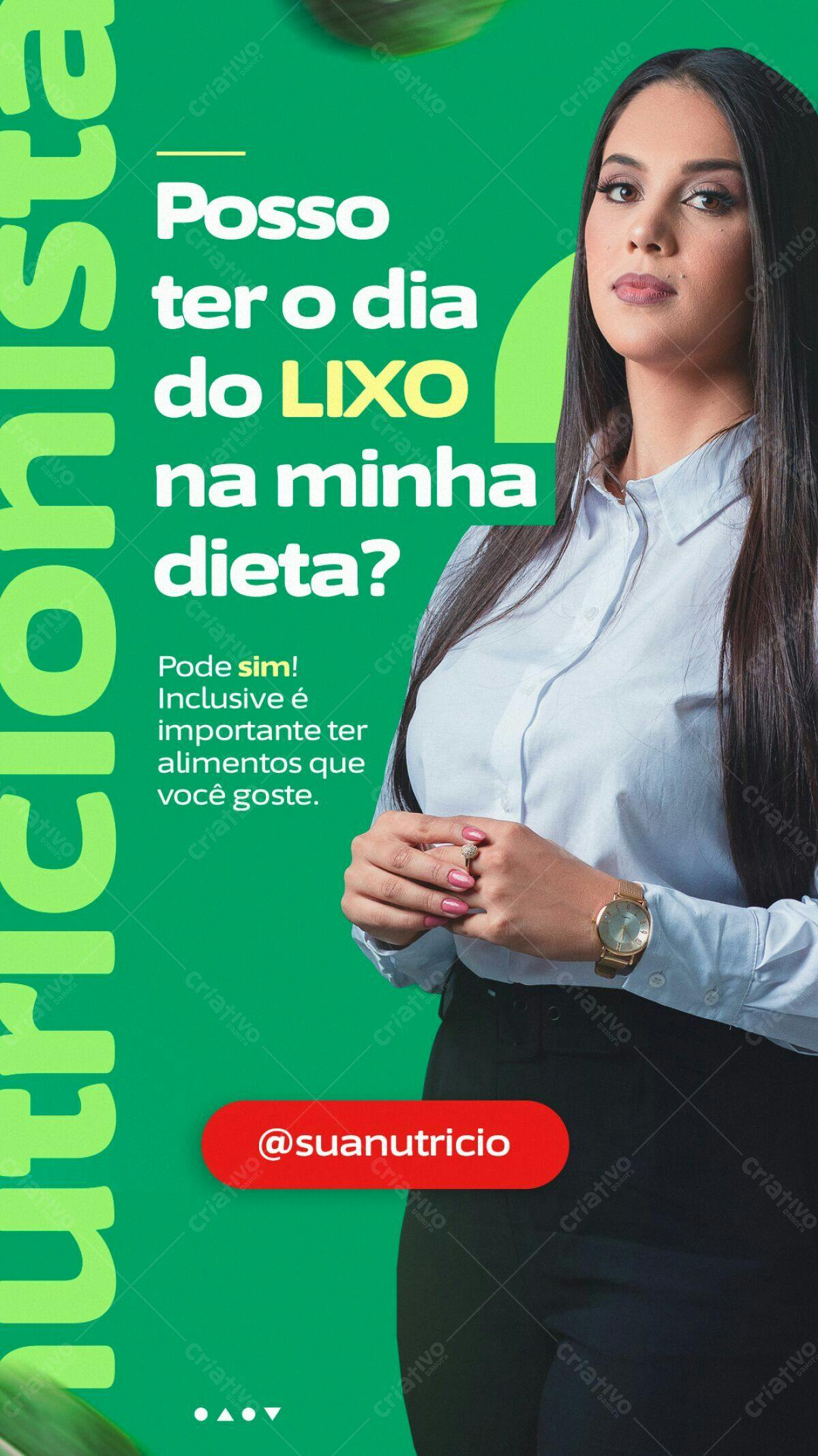 Post para Nutricionista PSD Editável