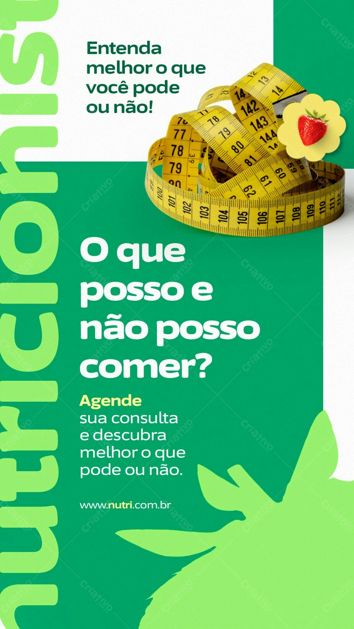 Flyer Nutricionista PSD Editável