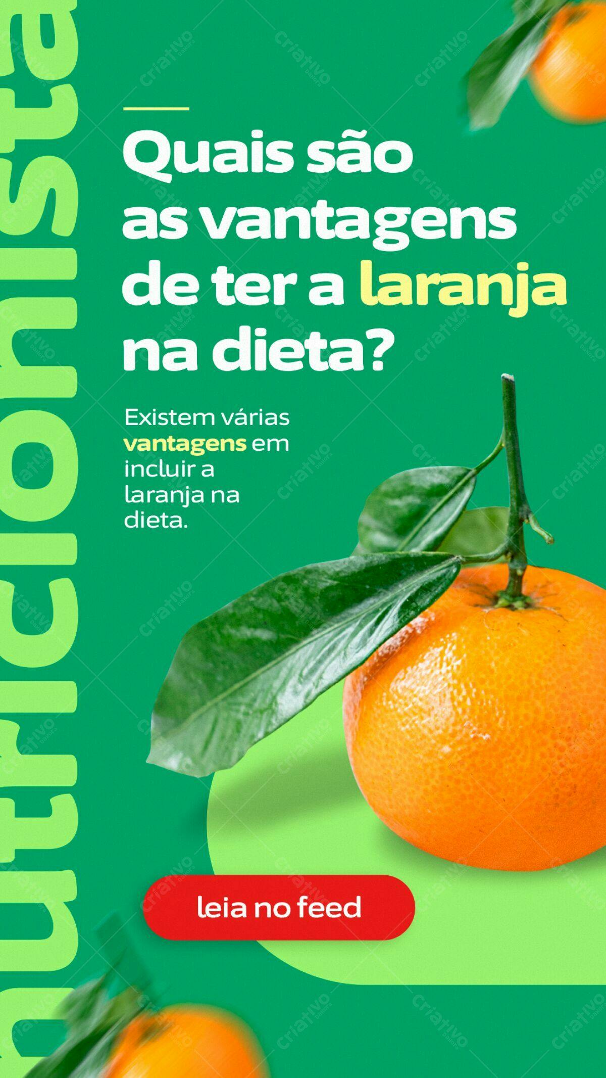 Flyer para campanha de laranja PSD Editável