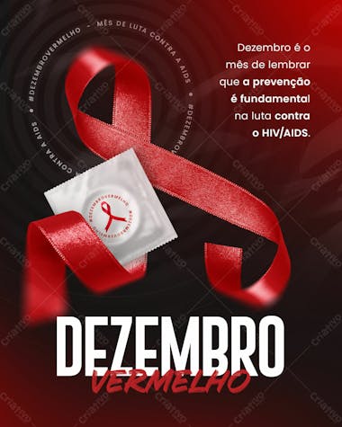 Social media dezembro vermelho #dezembrovermelho