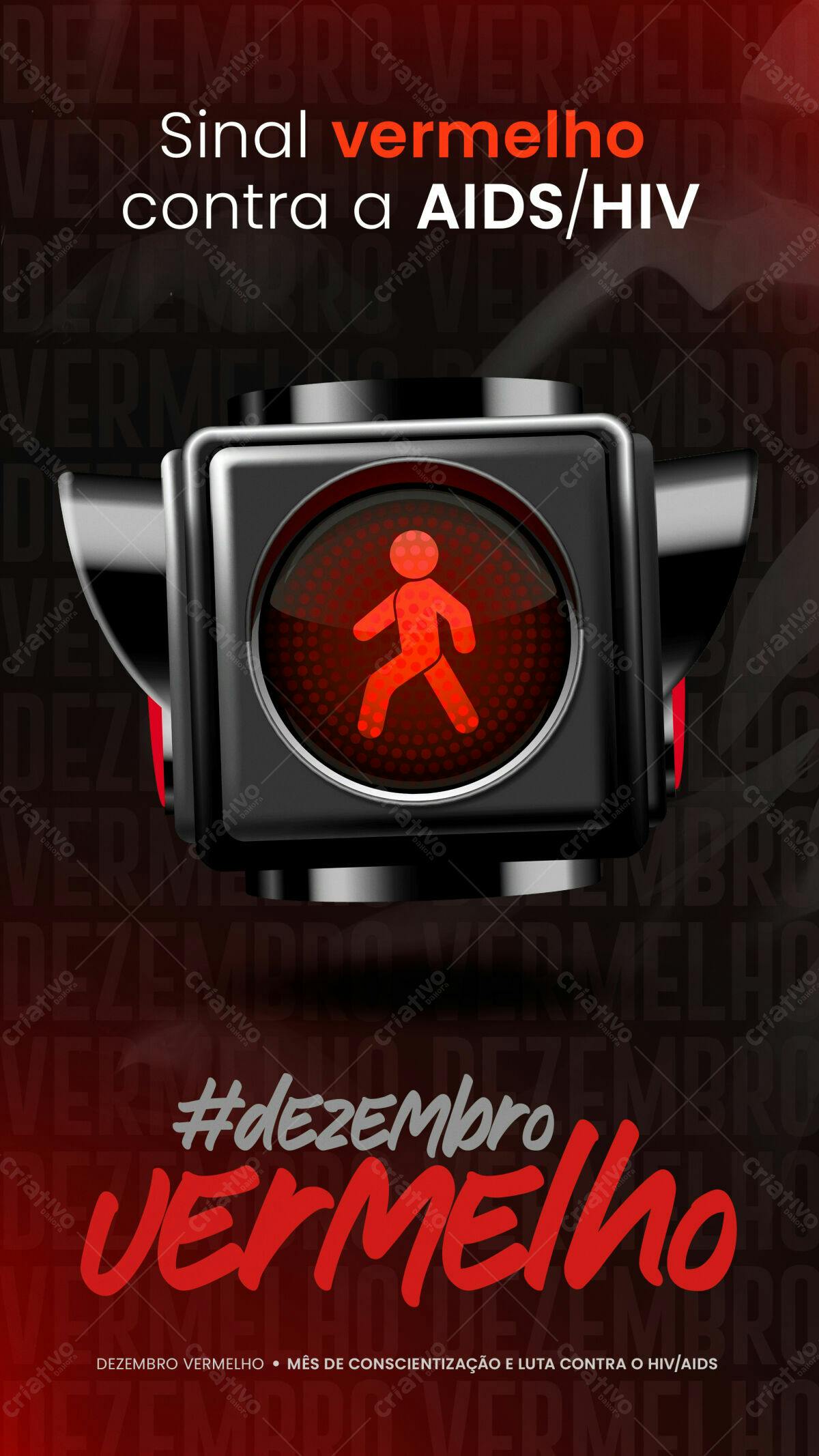Flyer Dezembro Vermelho PSD Editável