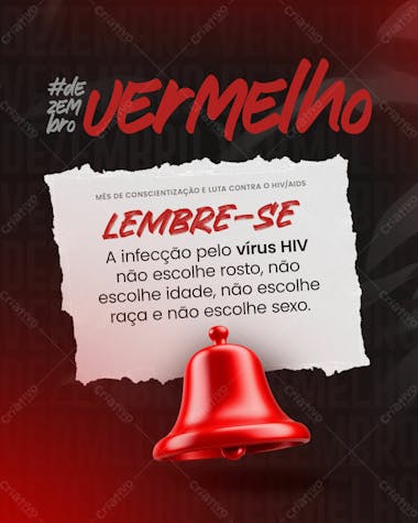 Social media dezembro vermelho #dezembrovermelho