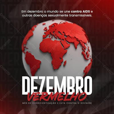 Social media - Dezembro Vermelho #dezembrovermelho