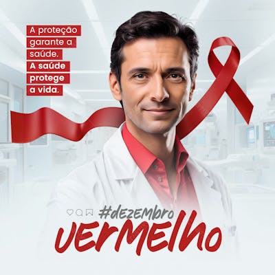Social media - Dezembro Vermelho #dezembrovermelho