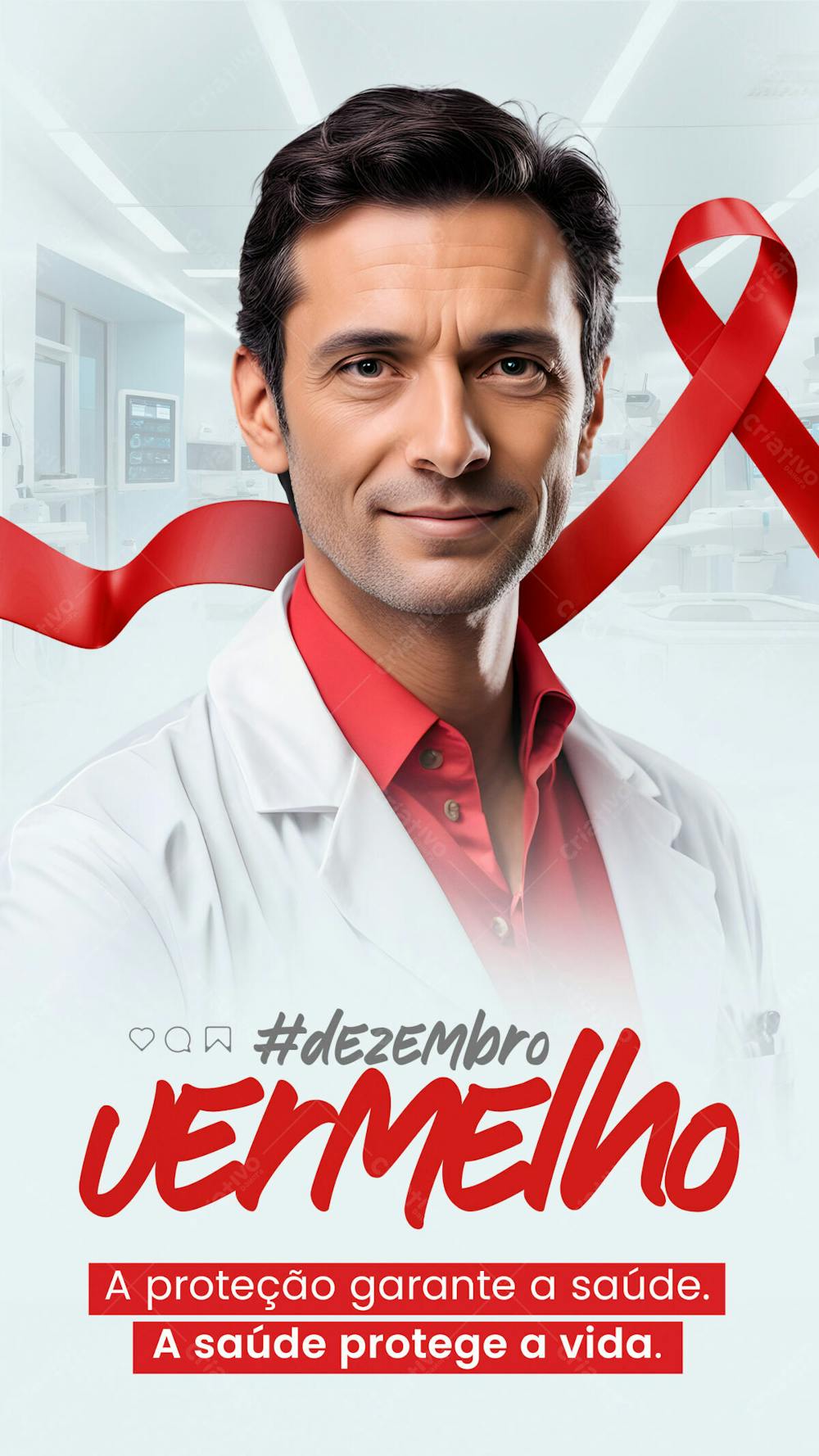 Social media - Dezembro Vermelho #dezembrovermelho