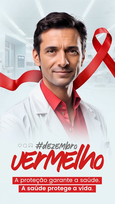Social media - Dezembro Vermelho #dezembrovermelho