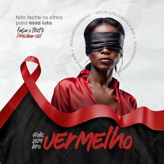 Social media dezembro vermelho #dezembrovermelho