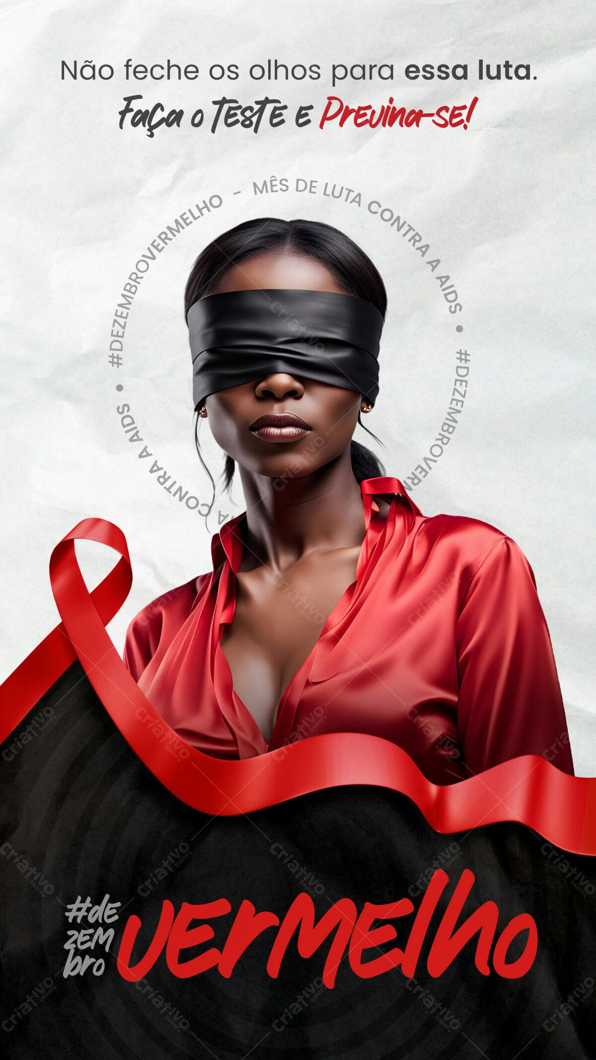 Flyer Dezembro Vermelho PSD Editável
