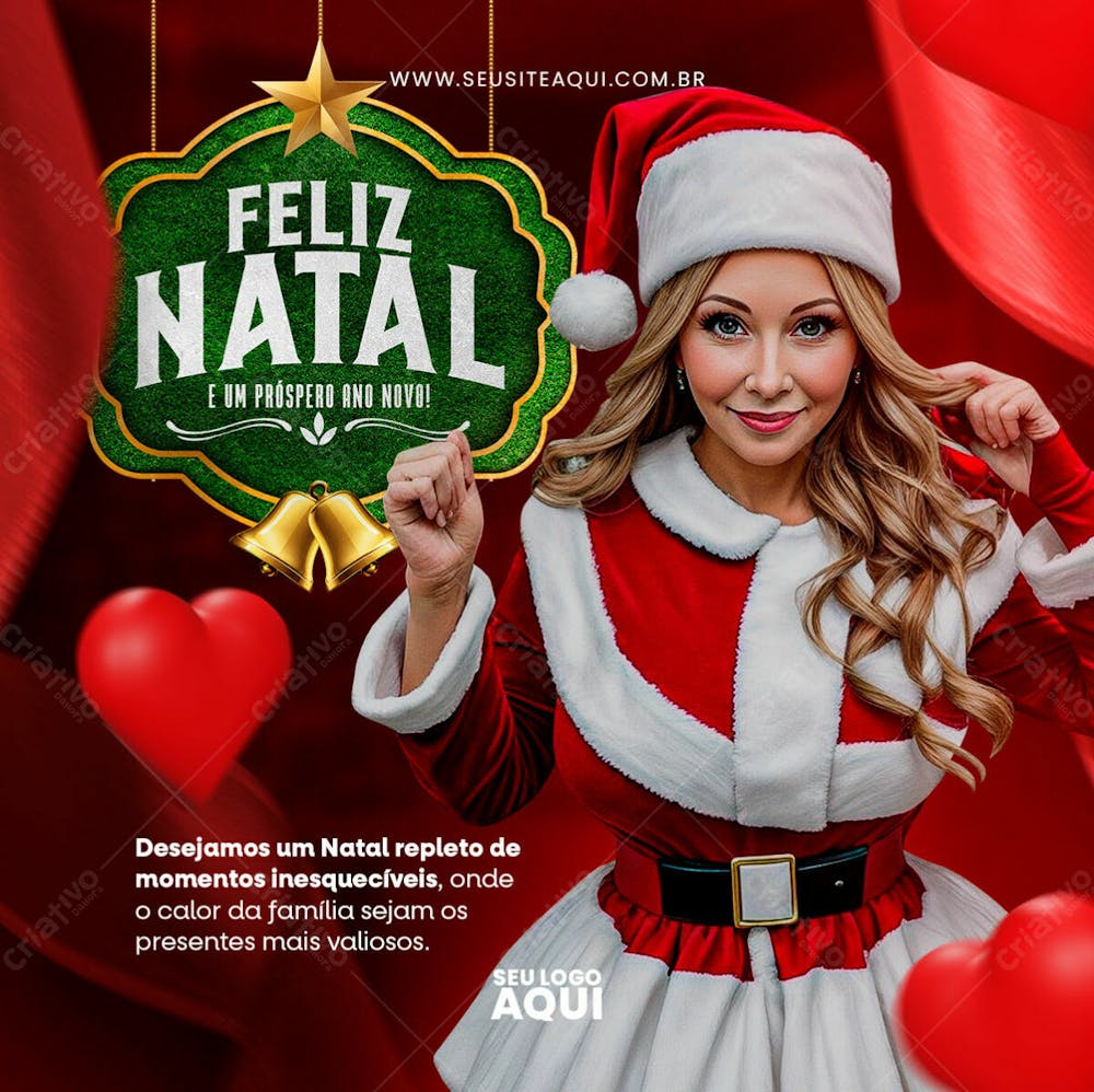 POST FEED | NATAL | MARRY CHRISTMAS | PSD EDITÁVEL