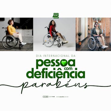 Social Media   Dia Internacional Da Pessoa Com Deficiência   Parabéns