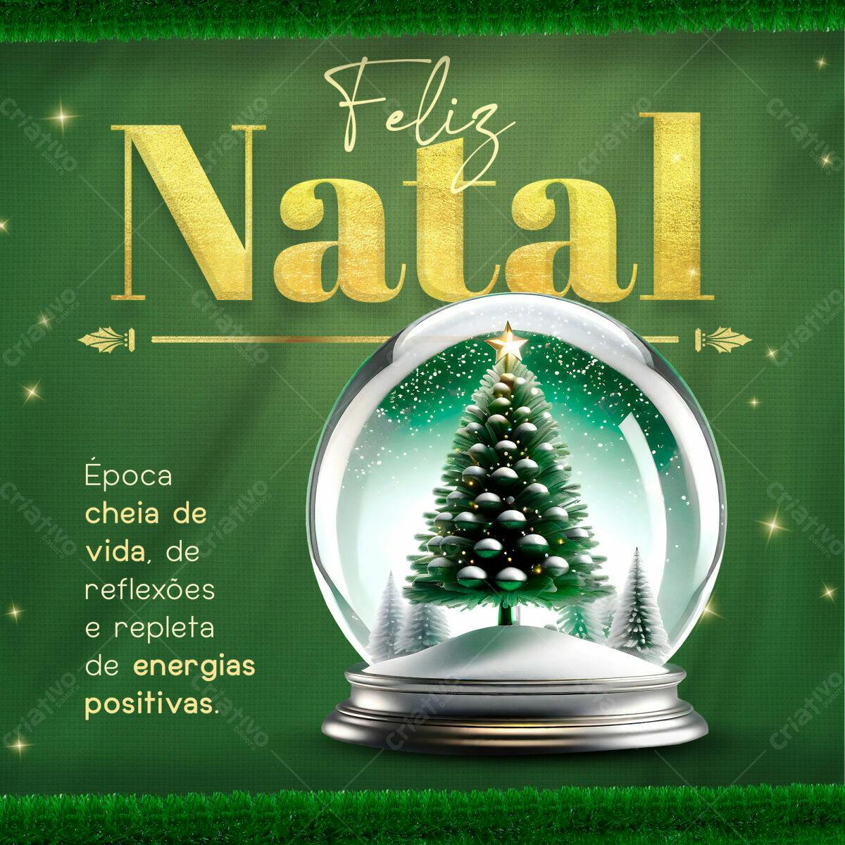 Postagem Natalina PSD Editável