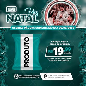 Tablóide | folheto | feliz natal | psd editável