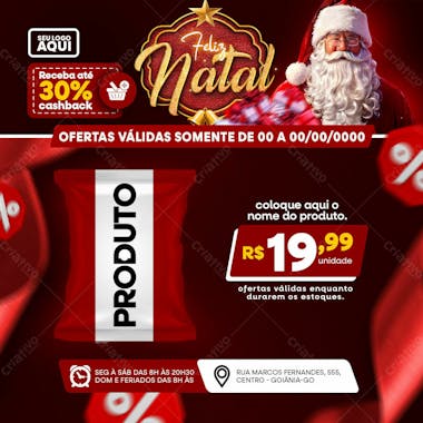 Tablóide | folheto | feliz natal | psd editável