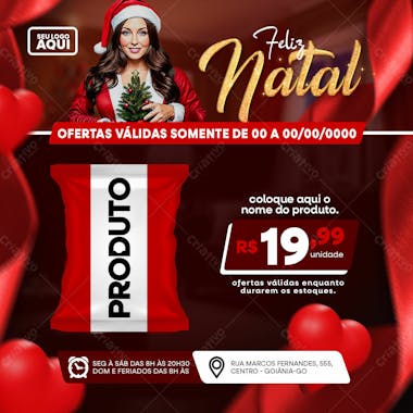 Tablóide | folheto | feliz natal | psd editável