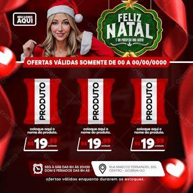 Tablóide | folheto | feliz natal | psd editável