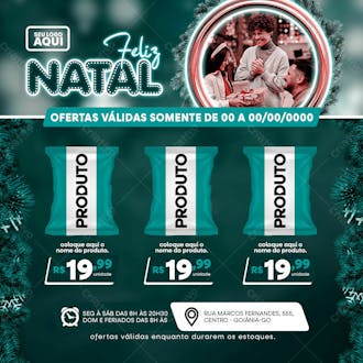 Tablóide | folheto | feliz natal | psd editável