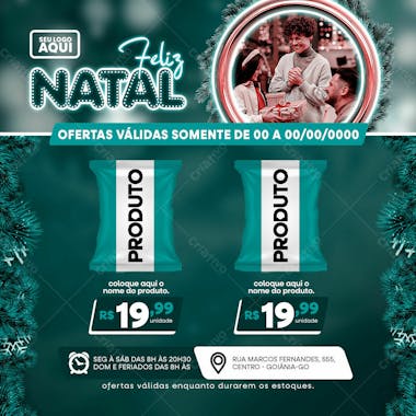 Tablóide | folheto | feliz natal | psd editável