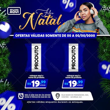 Tablóide | folheto | feliz natal | psd editável