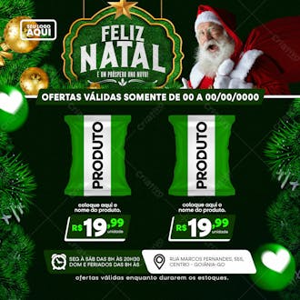 Tablóide | folheto | feliz natal | psd editável