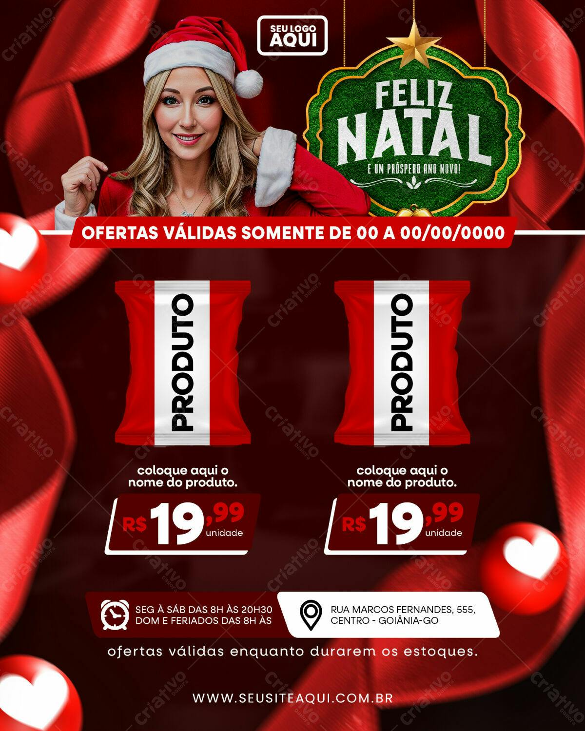 Flyer Natalino PSD Editável